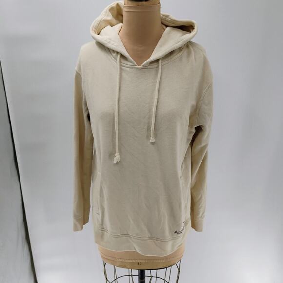 abercrombie fitch Logo Hoodie cream mens dictionary definition Abercrombie - Picture 10 of 14